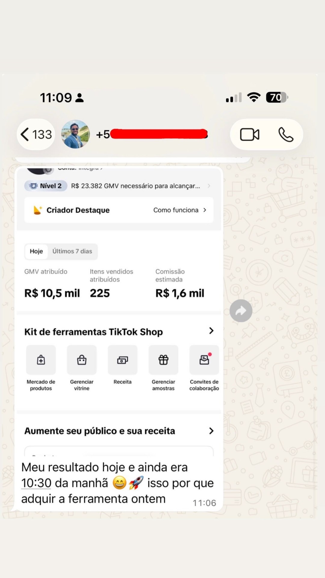 Relato sobre a experiência com a ferramenta